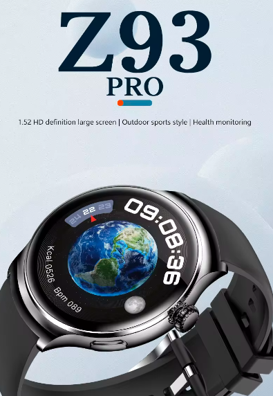 Z93 Pro - Round 1.5inch HD Screen  Water Proof (IP67) - Pro Smart Watch  -  by Totality Phases of Life
